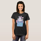 Gelukkige paasdag Bunny Egg Funny Boys Girls Kinde T-shirt (Voorkant volledig)