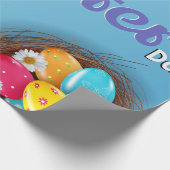 Gelukkige paasdag cadeaupapier (Hoek)