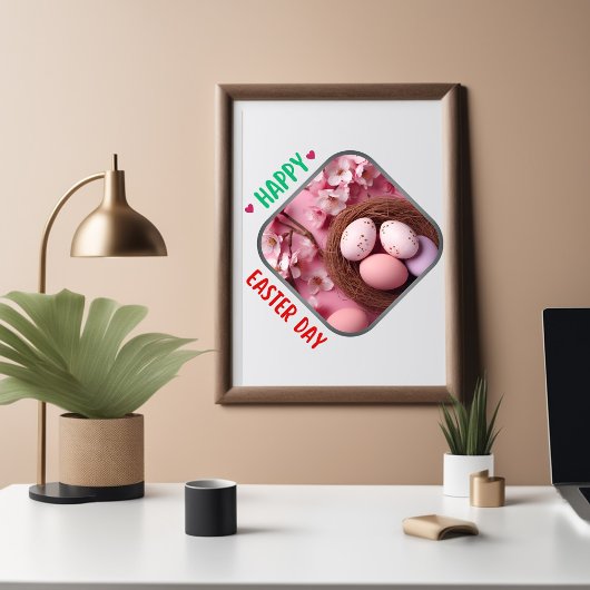 Gelukkige Paasdag - Geluk Perfect Poster