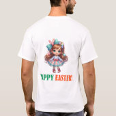 Gelukkige Paasdag - Kruisiging T-shirt (Achterkant)