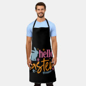 Gelukkige Paasdag - Paaseieren Jager Schort (Gedragen)