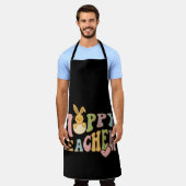 Gelukkige Paasdag - Pasen Eitjes Grappig Schort (Gedragen)