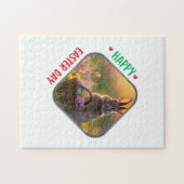 Gelukkige Paasdag - Traditie Legpuzzel (Horizontaal)