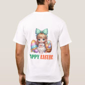 Gelukkige Paasdag - Vogel T-shirt (Achterkant)