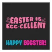 Gelukkige Paasdag - Vrolijke Pasen Perfect Poster (Voorkant)