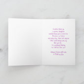 Gelukkige paasdochter en schoonzoon Kaart Flower (Binnen)