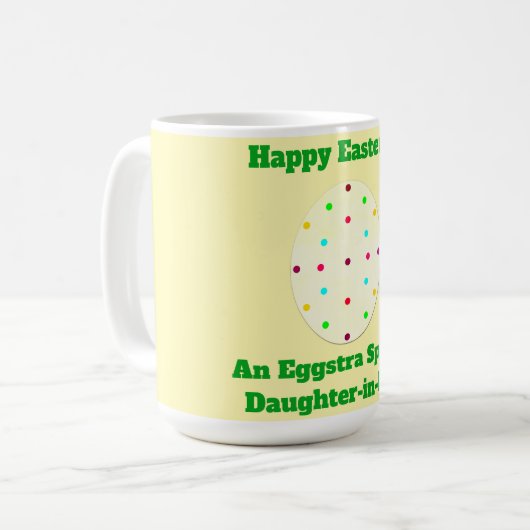 Gelukkige paasdochter-in-law Mok (Voorkant links)