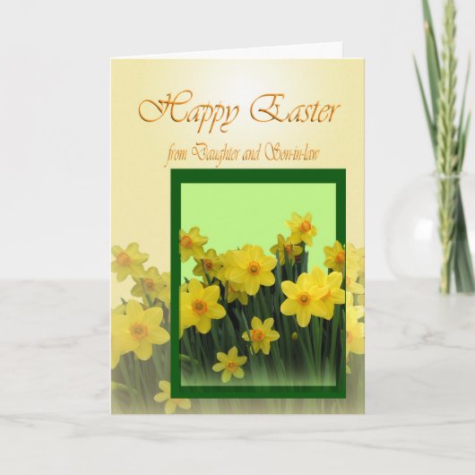 Gelukkige paasdochter van Kaart en schoonzoon (Voorkant)