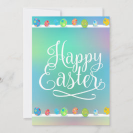 Gelukkige Paaseieren Jacht Lente Party Mooi Feestdagenkaart