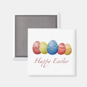 Gelukkige paaseieren magneet (Voorkant / Achterkant)