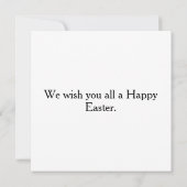 Gelukkige Paaseieren & Schattigee emmer Kaart (Achterkant)