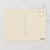 Gelukkige Paashaas Briefkaart (Achterkant)