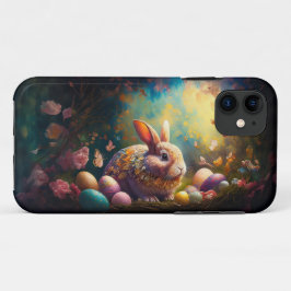 Gelukkige paashaas met paaseieren Case-Mate iPhone case