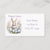 Gelukkige Paashaas Thunder_Cove Visitekaartje (Voorkant)