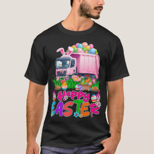Gelukkige Paashaas Vuilniswagen die Chocolade E dr T-shirt