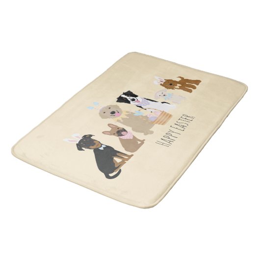 Gelukkige Paashonden Badmat (Gekanteld)