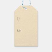 Gelukkige Paashonden Cadeaulabel (Achterkant)