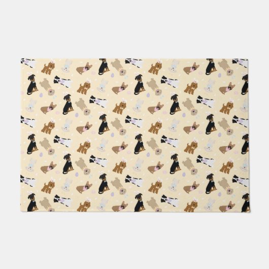 Gelukkige Paashonden Deurmat (Voorkant)