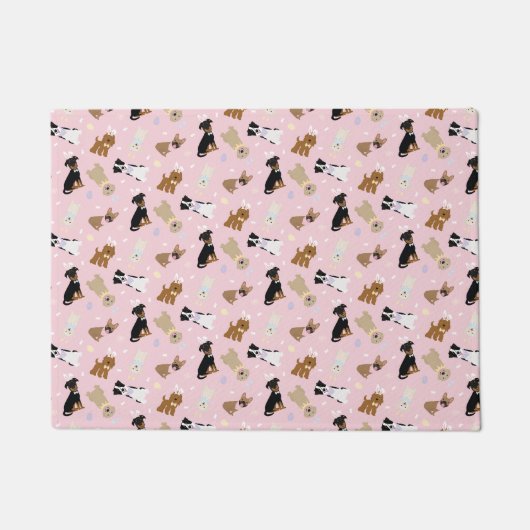 Gelukkige Paashonden Deurmat (Voorkant)