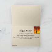 Gelukkige Paaskaart - geloof Feestdagen Kaart (Binnen)