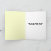 Gelukkige Paaskleindochter Schattigee Labrador Pup Feestdagen Kaart (Binnen)