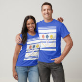 Gelukkige Paaslente Vakantie schattige konijneneie T-shirt (Unisex)
