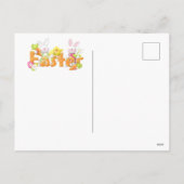 Gelukkige paassleuf feestdagenkaart (Achterkant)