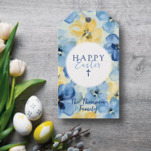 Gelukkige Paasvakantie Bloemen Religieuze Kruisnaa