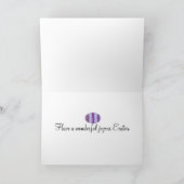 Gelukkige paaswensen feestdagen kaart (Binnen)