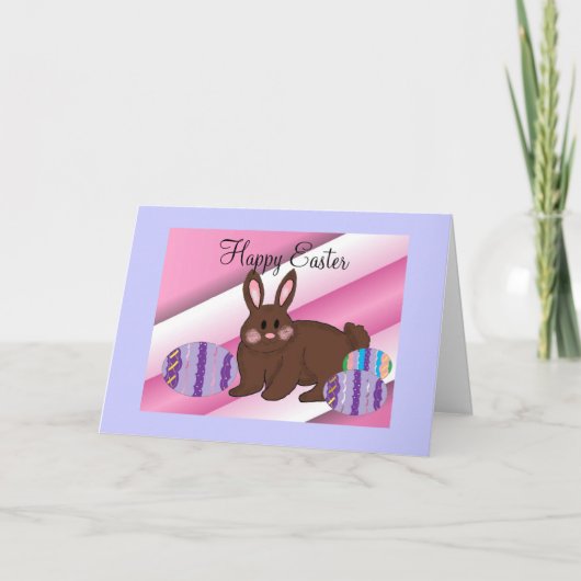 Gelukkige paaswensen feestdagen kaart (Voorkant)