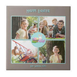 Gelukkige paaswensen Keramisch Tegeltje