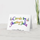 Gelukkige Paaszuster en Echtgenoot Kaart - Anjers (Achterkant)