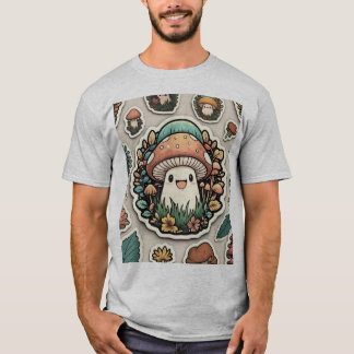 "Gelukkige paddenstoelenvrienden" T-shirt