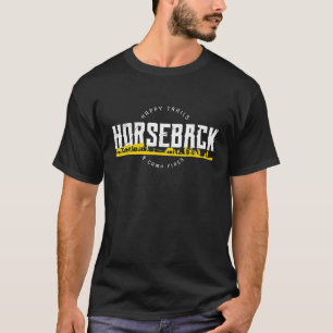 Gelukkige Paden Paardrijden Kampvuren Vervallen K T-shirt