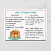 Gelukkige Pannenkoekendag of Schrove dinsdag Briefkaart (Voorkant)