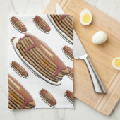 Gelukkige Pannenkoekendag - Pannenkoekenstapel Theedoek (Quarter Fold)