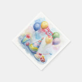 Gelukkige !! Papier Servet (Hoek)