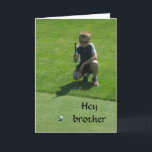 GELUKKIGE PAR-FECT VERJAARDAG * BROER * KAART<br><div class="desc">KUUTE GOLFER'S BIRTHDAY KAART. Veel plezier met vandaag! BEDANKT VOOR EEN VAN MIJN 8 STORES!!! ER ZIJN ANDERE KAARTEN MET DEZE FOTO ZODAT GEBRUIK LABELS OM HET TE VINDEN ALS U WILT!!!</div>