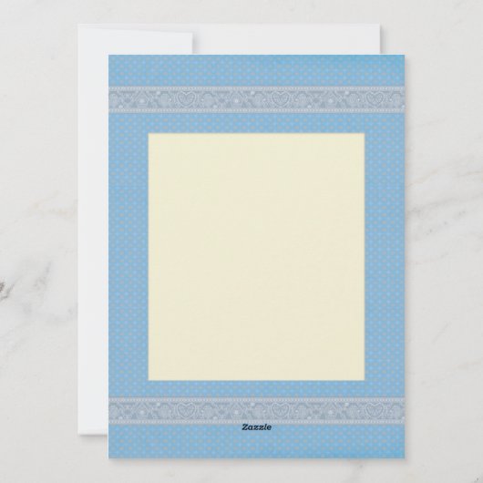 Gelukkige Pascha kaart met envelop (Achterkant)