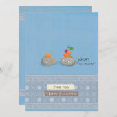 Gelukkige Pascha kaart met envelop (Voorkant / Achterkant)