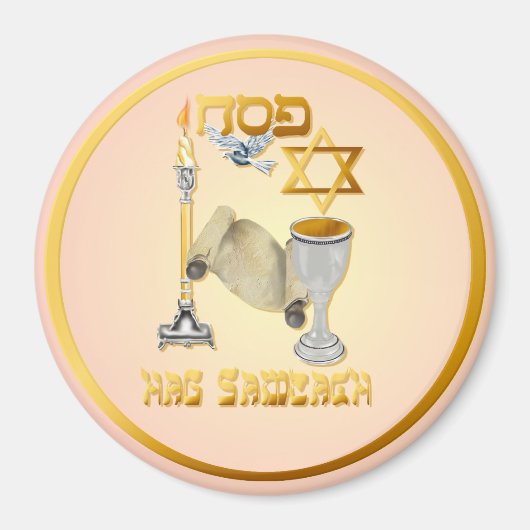 Gelukkige Pascha Magnet (Voorkant)