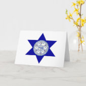 Gelukkige Pascha Seder Kaart (Gele Bloem)