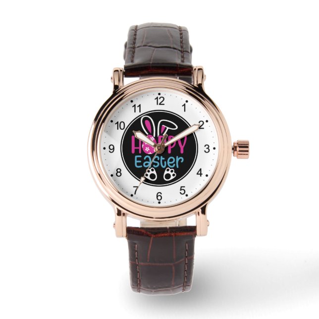 Gelukkige Pasen-54411 Horloge (Voorkant)