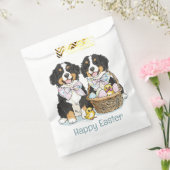 Gelukkige Pasen Berner Berg Honden Bedankzakje (Gezegeld)
