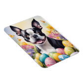Gelukkige Pasen Boston Terrier Magneet (Rechterzijde)