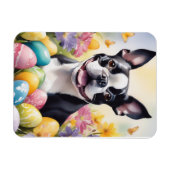 Gelukkige Pasen Boston Terrier Magneet (Horizontaal)