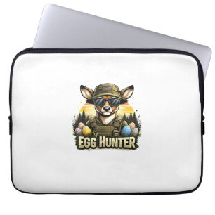 Gelukkige Pasen Camo Grappig Jagen Jongens Mannen  Laptop Sleeve
