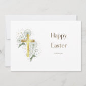 Gelukkige Pasen Christelijke Kaart (Voorkant)