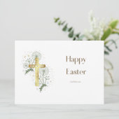 Gelukkige Pasen Christelijke Kaart (Staand voorkant)