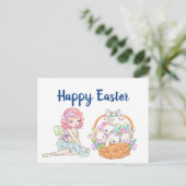 Gelukkige Pasen Fee Briefkaart (Staand voorkant)